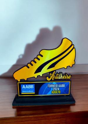 TROFÉU ARTILHEIRO MDF PERSONALIZADO PERSONALIZADA Pintura UV CORTE LASER 