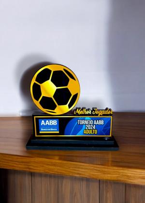 TROFÉU MELHOR JOGADOR MDF PERSONALIZADO PERSONALIZADA Pintura UV CORTE LASER 